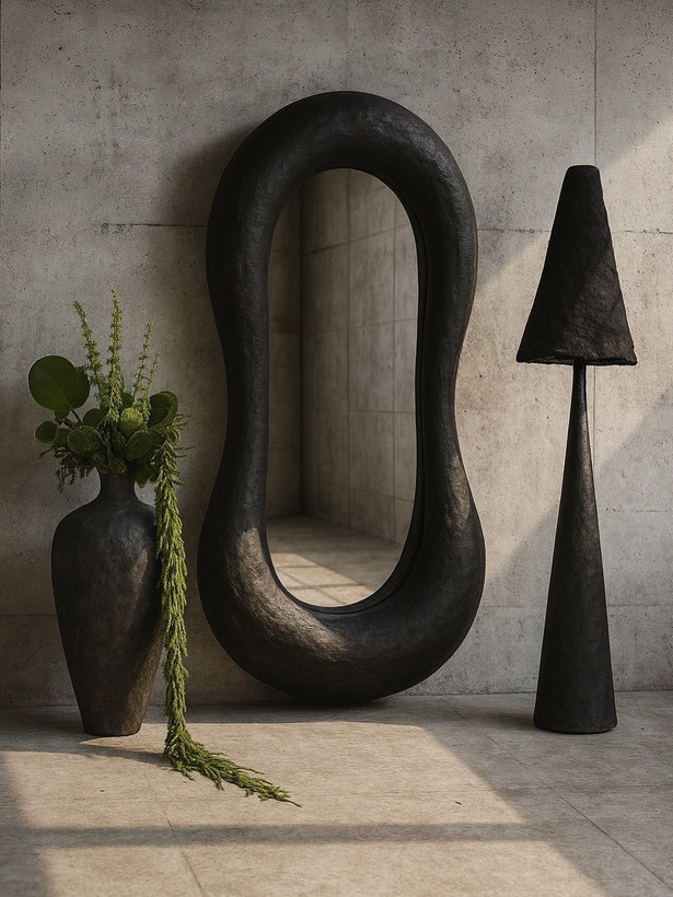 ایینه قدی پاپیه ماشه شماره ۵